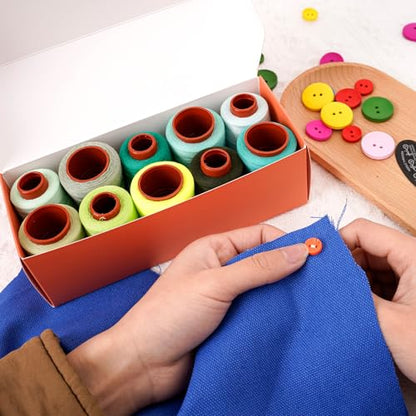 10 Pcs Sewing Thread (24000 Foot)