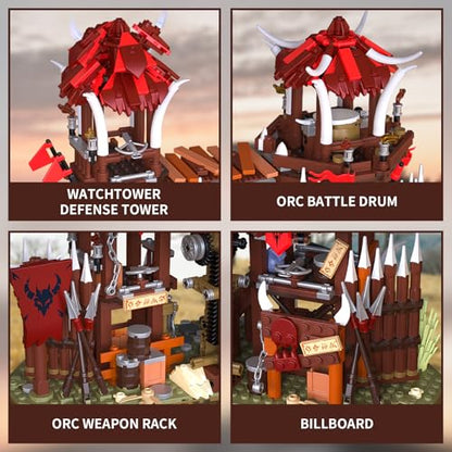 Bonfire Gate Building Set for Teens (1279 Count)