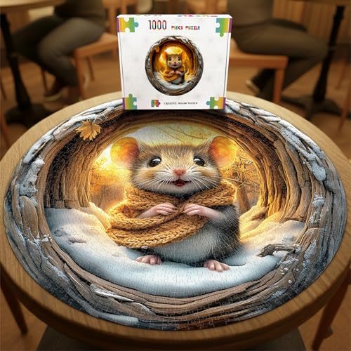 Round Puzzles for Adults 1000 Pieces (1000 Count)