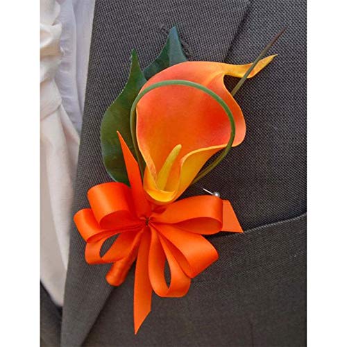 3 8 inches Double Faced Autumn Orange Polyester Satin Ribbon (150 Foot)