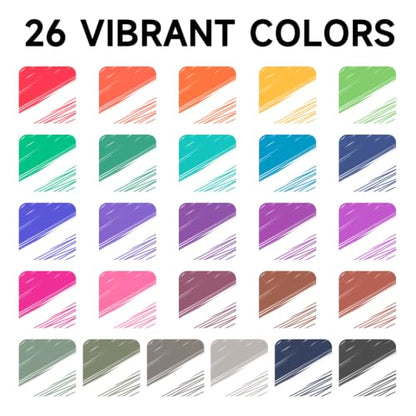 Erasable Gel Pens (26 Count)