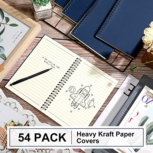 54 Pcs Spiral Notebooks