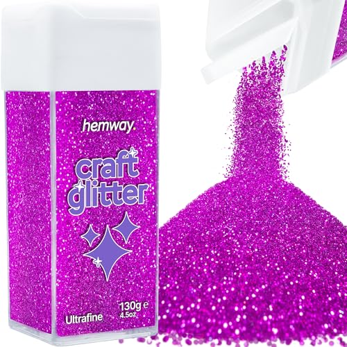 Craft Glitter Shaker Fuchsia Pink 110g Ultrafine (4.5 Ounce)