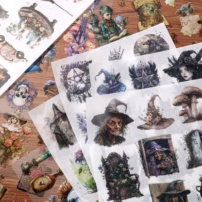 Fantasy Scrapbook Stickers 20 Sheets 240 Pre