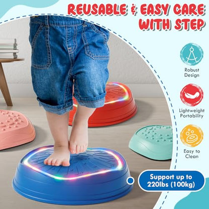 Light Up Musical Stepping Stones for Kids