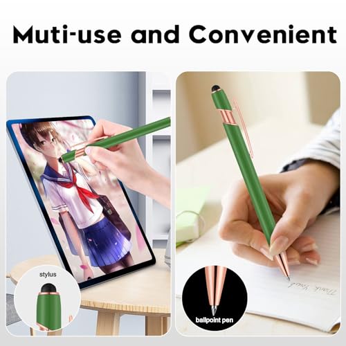 12 PCS 2 in 1 Stylus Ballpoint Pen with Stylus Tip