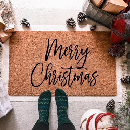 Merry Christmas Stencil Large Christmas Stencils for Crafts Reusable (6 Count)