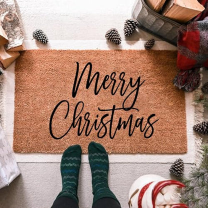 Merry Christmas Stencil Large Christmas Stencils for Crafts Reusable (6 Count)