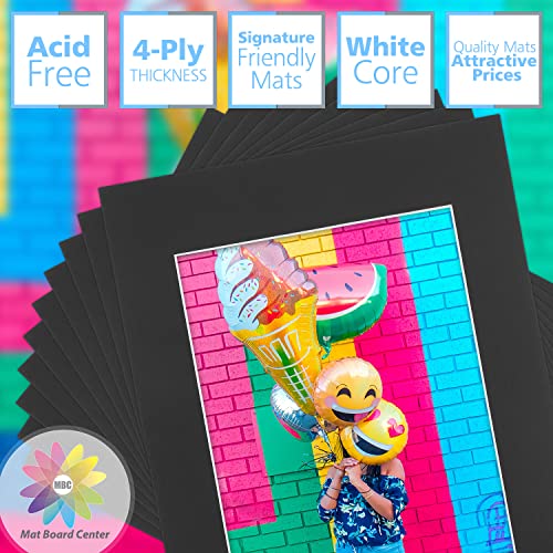 Mat Board Center 10 Pack 11x14 Photo Mats for 8x10 Picture