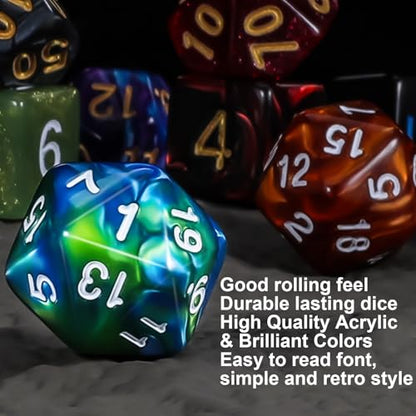 25 Sets Polyhedral Dice (175 Count)