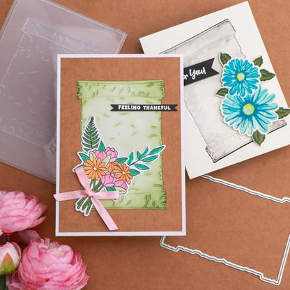 3D Embossing Folder and Metal Die Set for Card Making