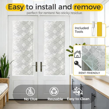 Window Privacy Film Decorative Non