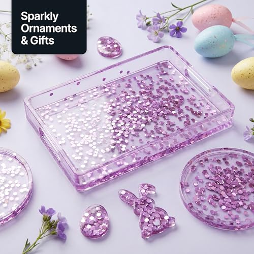 Craft Glitter Shaker Lavender Purple 110g Super Chunky (3.9 Ounce)