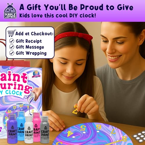 Easy Cleanup Paint Pouring Kit for Ages 6+