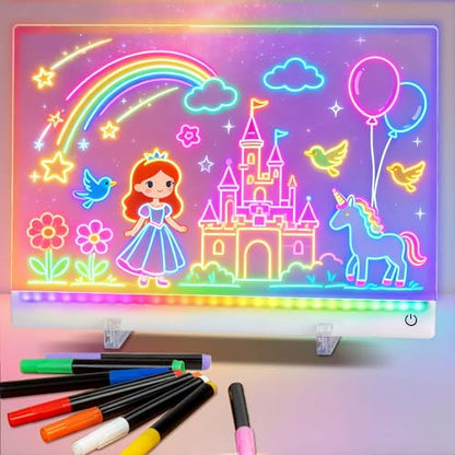 Rechargeable LED Drawing Board for Kids