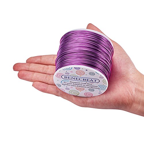 18 Gauge Jewelry Craft Aluminum Wire 492 Feet Bendable Metal Sculpting Wire for Craft Floral Model Skeleton Making