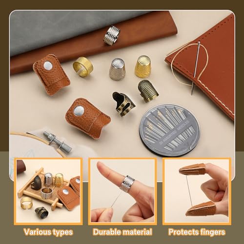 Thimbles for Hand Sewing (8 Count)