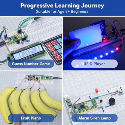 Raspberry Pi Pico W Ultimate Starter Kit with Online Tutorials