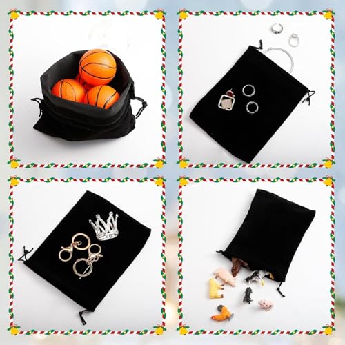 50 Pack Velvet Drawstring Bags (50 Count)
