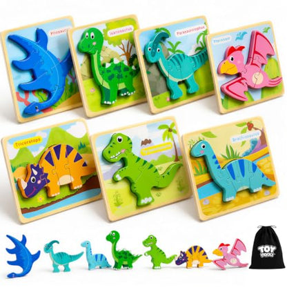 Toddler Puzzles Ages 2 (7 Count)