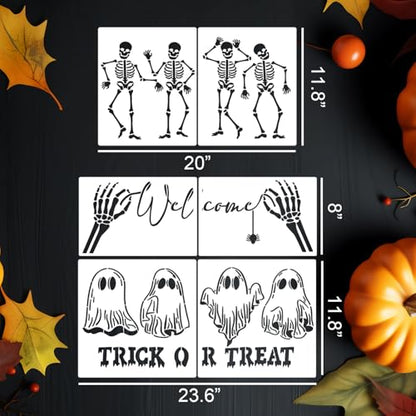 Halloween Stencils for Door Mats Large Halloween Doormat Stencils