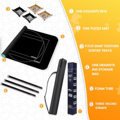 Jigsaw Puzzle Mat Roll Up
