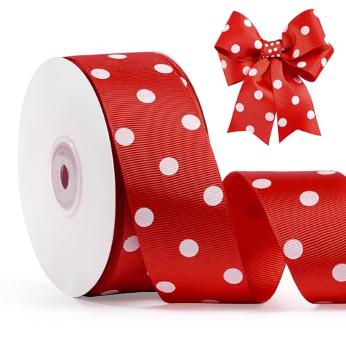 Polka Dot Grosgrain Ribbon 1.5 Inch