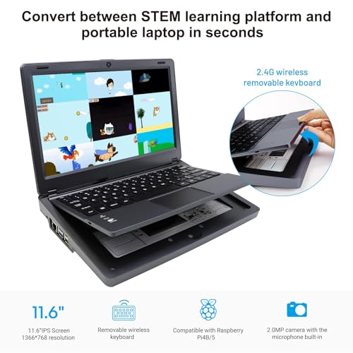 CrowPi2 Laptop Kit for Raspberry Pi 5