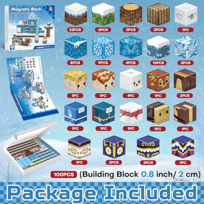 Magnetic Blocks (100 Count)