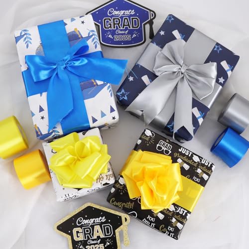 100 Yard Royal Blue Satin Ribbon 1
