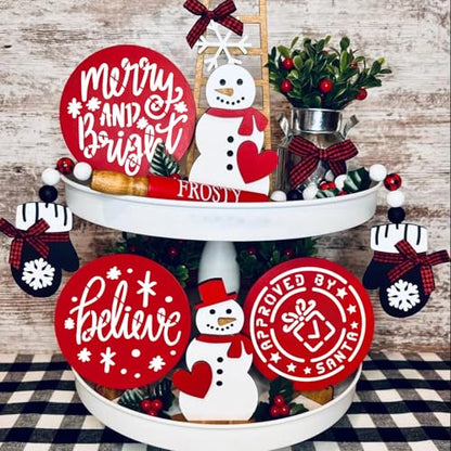 Christmas Stencils for Crafts Reusable 3" Small Holiday Stencils (56 Count)