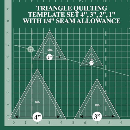 Quilting Acrylic Template Set (4 Count)