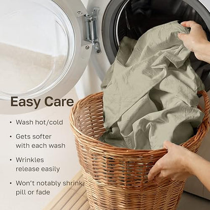100% Organic Cotton King Size Bedsheets