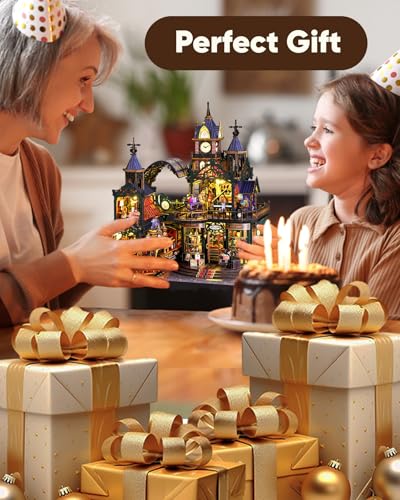 DIY Miniature House Kit Dollhouse Kit for Adults to Build Mini Magic House