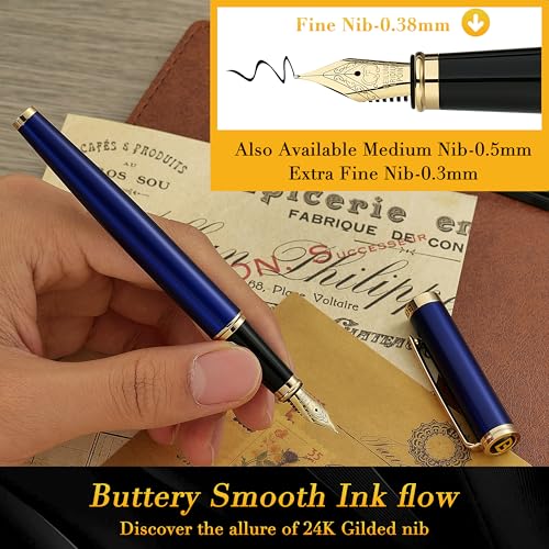 Blue Fountain Pen