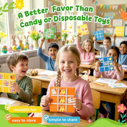 30 Pack Easter Tic Tac Toe Party Favors (30 Count)