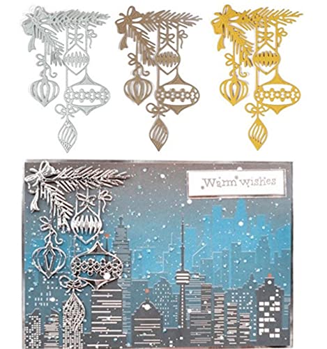 Ammsochy Metal Cutting Dies DIY Merry Christams Embossing Stencil Template Scrapbooking Card Making Mold Photo Album Arts Crafts Tools