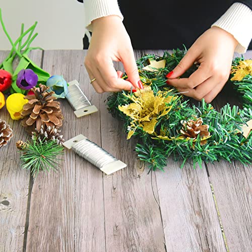 22 Gauge Floral Flexible Wire for Christmas Wreath Tree (3 Count)
