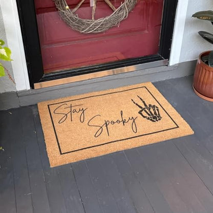 Halloween Stencils for Crafts Reusable Welcome Stay Spooky Stencil