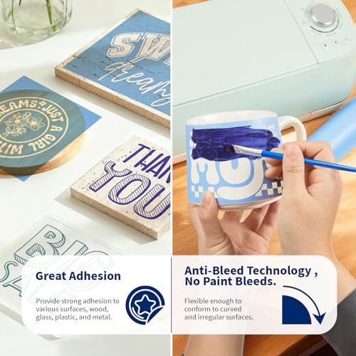 Blue Stencil Vinyl