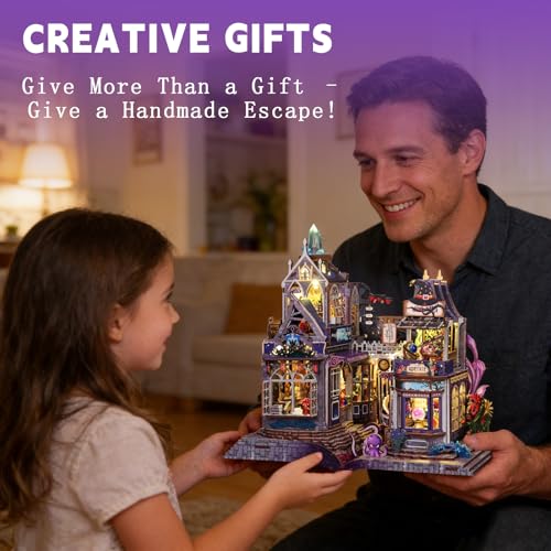 DIY Miniature House Kit for Adults