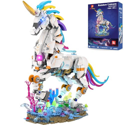 Unicorn Building Sets for Adults with Lights 70008