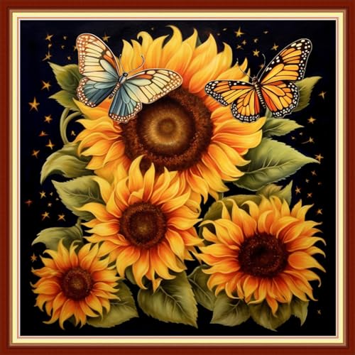 Cross Stitch Stamped Full Embroidery Kits DIY 11CT Cotton Thread Printed DIY Needlepoint Kits Craft Needlework Set Cross