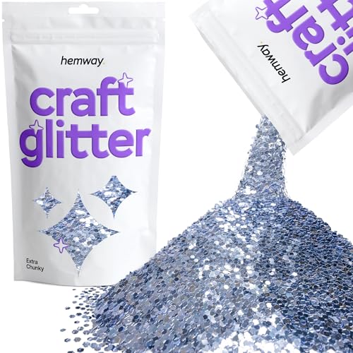 Craft Glitter Azure Blue 100g Extra Chunky Glitter (3.5 Ounce)
