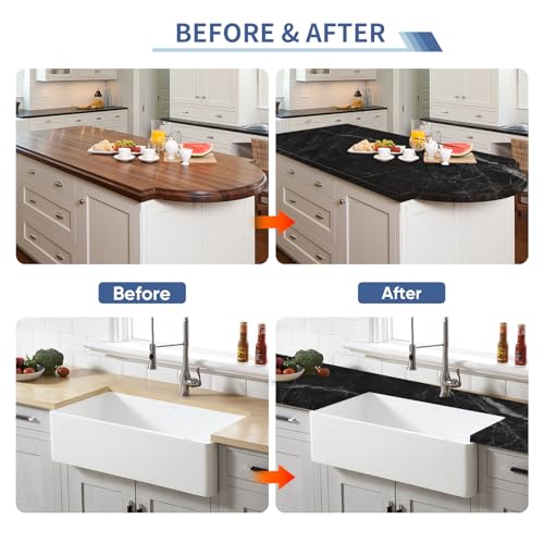 Black Epoxy Marble Countertop Paint Kit (82 Fl Oz)