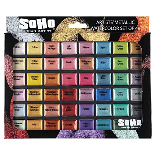 Metallic Watercolors Set w