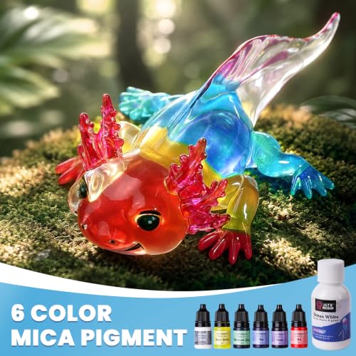 1 Gallon Epoxy Resin Kit with Color Pigment (128 Fl Oz)