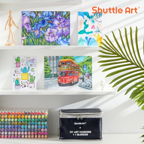 172 Colors Dual Tip Alcohol Based Art Markers