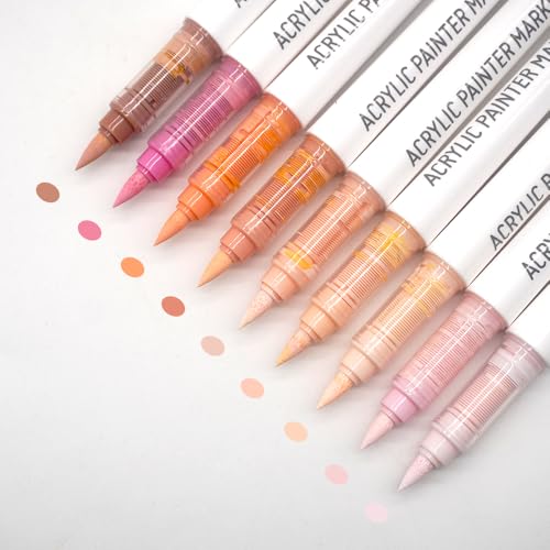 Water Based Acrylic Paint Markers (9 Count)
