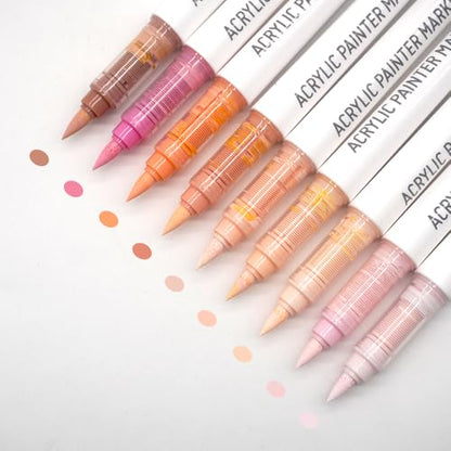 Water Based Acrylic Paint Markers (9 Count)